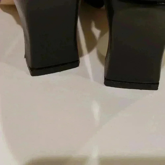 Vintage leather sling pumps - Picture 6 of 9